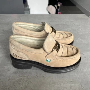 Kickers zapatos de gamuza vintage marrón UK4 - Imagen 1 de 8