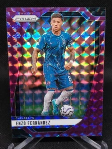 2024-25 Prizm Premier League EPL ENZO FERNANDEZ Purple Numbered /249 CHELSEA FC - Picture 1 of 3