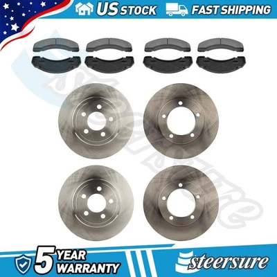 Kit de pastillas de freno de disco delanteras traseras para Chevrolet P30 1997-1999 Foto 1 de 4