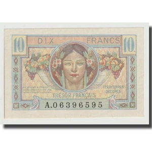 [#644625] Frankreich, 10 Francs, 1947 French Treasury, Undated (1947), VZ+ - Picture 1 of 2