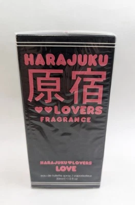 Novo Na Caixa Gwen Stefani Harajuku Lovers LOVE Perfume Selado Eau de Toilette Spray 1 oz - Imagem 1 de 4