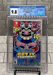 Warioware: Get It Together! CGC U9.8 A++ Nintendo Switch Sealed Graded [115511A] - Imagen 1 de 2