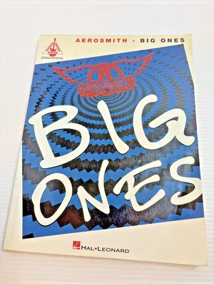 Aerosmith Big Ones partituras guitarra tablatura Hal Leonard (capa mole, 1995) - Imagem 1 de 4