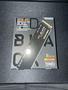 WD BLACK SN850X 8TB NVMe PCIe Gen4 M.2 2280 Internal SSD - Photo 1/3