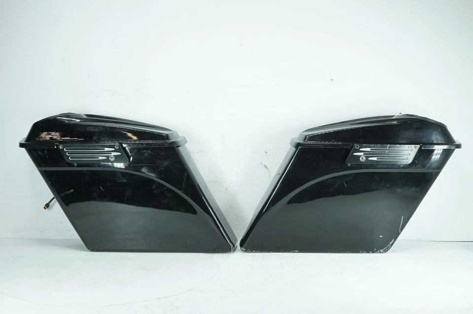 Harley Touring 2012 FLTRX Road Glide OEM izquierda derecha alforjas equipaje NOKey Foto 1 de 4