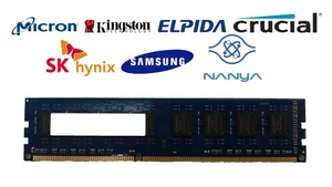 Lot of 5 Major Brand 8GB PC3L-12800 (DDR3-1600) 2Rx8 DDR3L SDRAM Desktop Memory - Picture 1 of 6