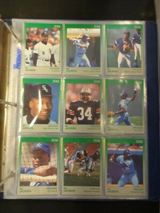 1991 Star Co .Bo Jackson11 Card Set White Sox,Royals, Raiders