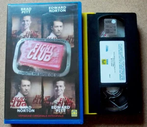 VHS Film Ita Action FIGHT CLUB David Fincher Brad Pitt Edward Norton Jared Leto. - Bild 1 von 4