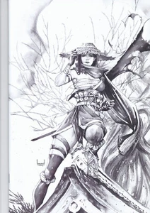 Demon Days: X-Men: #1 Kael Ngu - 3rd Print - Virgin B&W - Bild 1 von 2