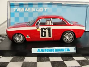 TEAM SLOT ALFA ROMEO GIULIA GTA RED #61 11102 1:32 SLOT NEW OLD STOCK BOXED - Bild 1 von 7