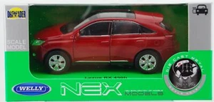 WELLY LEXUS RX 450h RED 1:34 1:34 DIE CAST METAL MODEL NEW IN BOX - Picture 1 of 6