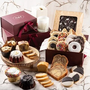 Dulcet Geschenkkörbe Deluxe Turm mit 3 Ebenen - herrlich gebackene Köstlichkeiten & Leckereien - Bild 1 von 8