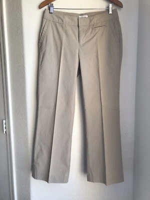 "Pantalón Calvin Klein Riley talla 4 corto 28"" entrepierna tiro bajo pierna ancha"  Foto 1 de 4