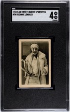 1934 Ilsa Sweets Suzane Lenglen Rookie SGC 4 French Tennis Legend