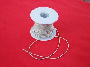 25 Ft .054" 600 Watt Speaker Braided Tinsel Lead Wire.Speaker Parts. - Picture 1 of 3