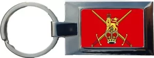 Llavero de metal en forma de rectángulo militar del ejército británico en caja de regalo - Imagen 1 de 3