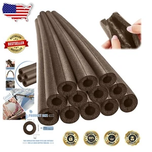3.3ft Insulating Foam Tubes - 12 Pack for Premium Outdoor Pipe Protection - Picture 1 of 9