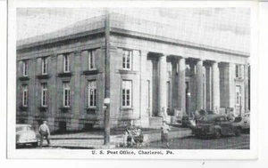 B&W VIEW,U.S. POST OFFICE~CHARLEROI,PA - Picture 1 of 1