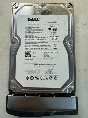 DELL C745T ST3750330NS 9CA156-054 750GB 7.2K Firmware MA0D Date 10324 SATA 3.5" - Image 1 of 4