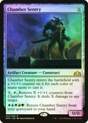 MTG Chamber Sentry FOIL NM Guilds of Ravnica GRN Magic Gathering card - Image 1 of 3