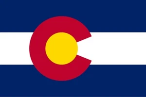 COLORADO State Art Print Flag Design CO United States Wall Decor Poster/Canvas - Picture 1 of 3