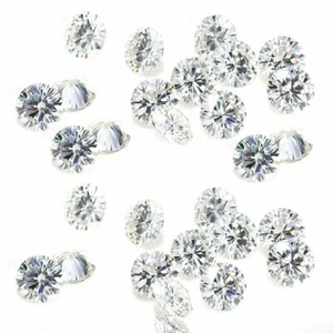 White Diamond Round Cut GH Color VS Clarity - 1.5 mm to 3 mm HPHT Diamonds Lot - Picture 1 of 6