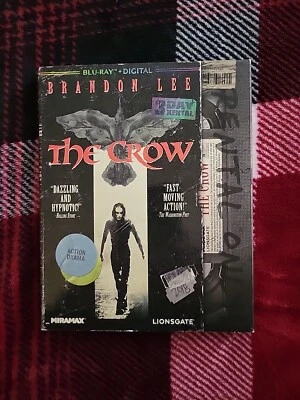 The Crow Blu-ray with OOP Retro VHS Slipcover New  - Image 1 of 4
