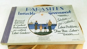 Parasites of an Invisible Government Joseph Grondahl 1934 Signed by Author - Bild 1 von 7