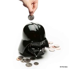 DARTH VADER 3d Character Star Wars Sculpted Coin Money Bank 12cm ZAK! DESIGNS