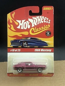 Hot Wheels Classics 1968 Mustang 19/25 COMB SHIP $1 PER MULT - Picture 1 of 5