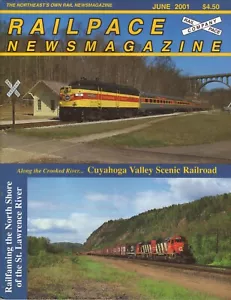 2001 Railpace News Magazine Cuyahoga Valley Scenic Railroad Brecksville, Ohio - Foto 1 di 2