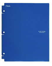 Pack of 5 Five Star Snap-in Plastic Folder for Binders 2 Pocket Dimensions 9.5''