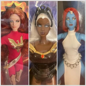 MATTEL Barbie MARVEL Storm - Mystique - Dark Phoenix Dolls LOT ( READ DETAILS ) - Picture 1 of 3