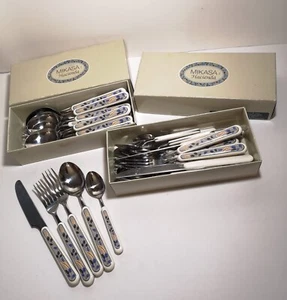 Hacienda By Mikasa Flatware 20 pcs Service For Four 5pc Set -Choose or buy both - Picture 1 of 22