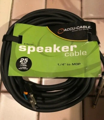 Cable Accu S-2514B 25' 1/4" a MDP cable NUEVO Foto 1 de 2