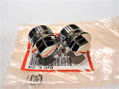  TAMPAS DE PARAFUSOS DE GARFO HONDA CB360 CL360 CJ360 CB250 CX500 XL175 XL125 SL125 MT125 FABRICANTE DE EQUIPAMENTO ORIGINAL - Imagem 1 de 3