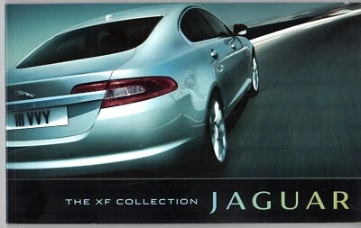 Jaguar XF 2009 UK Market Sales Brochure Luxury, Premium Luxury, Portfolio & XFR - Image 1 of 4
