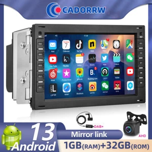 DAB+ Für VW Polo 9N Passat B5 Golf Sharan T5 T4 7" Android 13 Autoradio GPS Navi - Bild 1 von 21