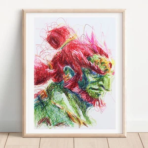 Ganondorf Kugelschreiberdruck, Tränen des Königreichs Kunstposter - Bild 1 von 3