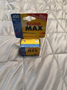 Kodak Max Versatility 35mm Color Film - 24 Exp. ISO 400/27° Expired 09/2001 New - Picture 1 of 6