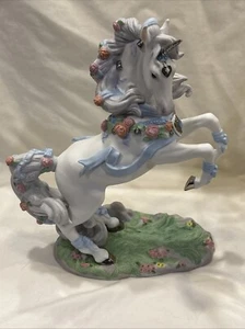 “Loves Celebration” Porcelain Unicorn Figurine Princeton Gallery 1995 Limited Ed - Picture 1 of 8