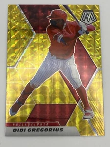 2021 Panini Mosaic - Didi Gregorius #116 Reactive Yellow Mosaic Prizm Phillies - Picture 1 of 2