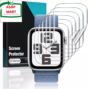 Lϟk 6 Pack Screen Protector Designed for Apple Watch 44Mm Series 6 5 4 SE / 42Mm - Picture 1 of 12