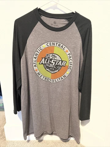 Tampa Bay NHL All Star Game 2018 3/4 Sleeve Shirt Fanatics Hockey Size XL Cover