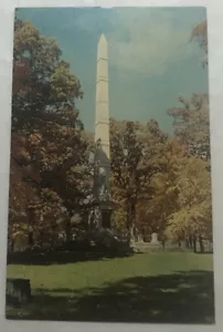 Tippecanoe Schlachtfeld Denkmal General William Henry Harrison. Ak (E2) - Bild 1 von 2