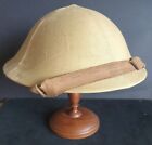 WW2 British Army 1939 Brodie MK-II Steel Helmet With a Tan Cover Dated  1944