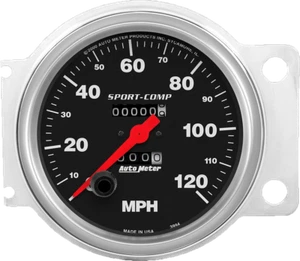 41 42 46 47 48 Chevy Car Aluminum Speedometer Insert w/ 5" Auto Meter Sport Comp - Picture 1 of 3