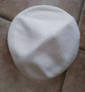 Kangol Vintage weiße/cremefarbene Cricketkappe - Bild 1 von 2