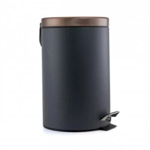 Elama 12 Liter Stylish Grey And Copper Soft Pedal Office, Kitchen And Bathroom T - Picture 1 of 1