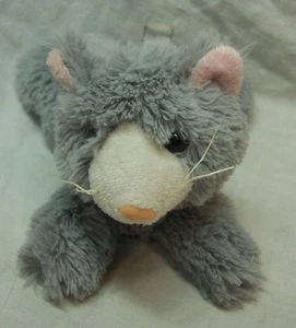 Unipak SOFT GRAY & WHITE CAT KITTEN 7" Plush STUFFED ANIMAL Toy - Picture 1 of 3